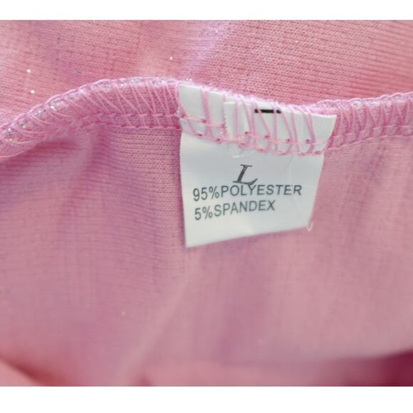 Pink glitter bodycon strappy dress Size Medium - Picture 9 of 10